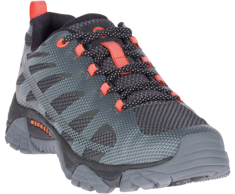 Merrell Hiking Shoes Grey - Moab Edge 2 Waterproof - Mens 50CEYNIOT